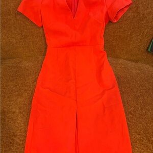 Zara Vibrant Red Midi Dress